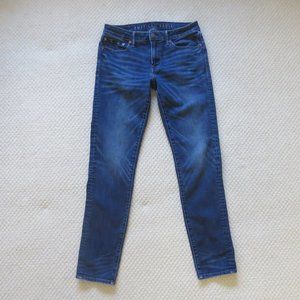 American Eagle 32x34 Skinny Jeans Dark Wash EUC